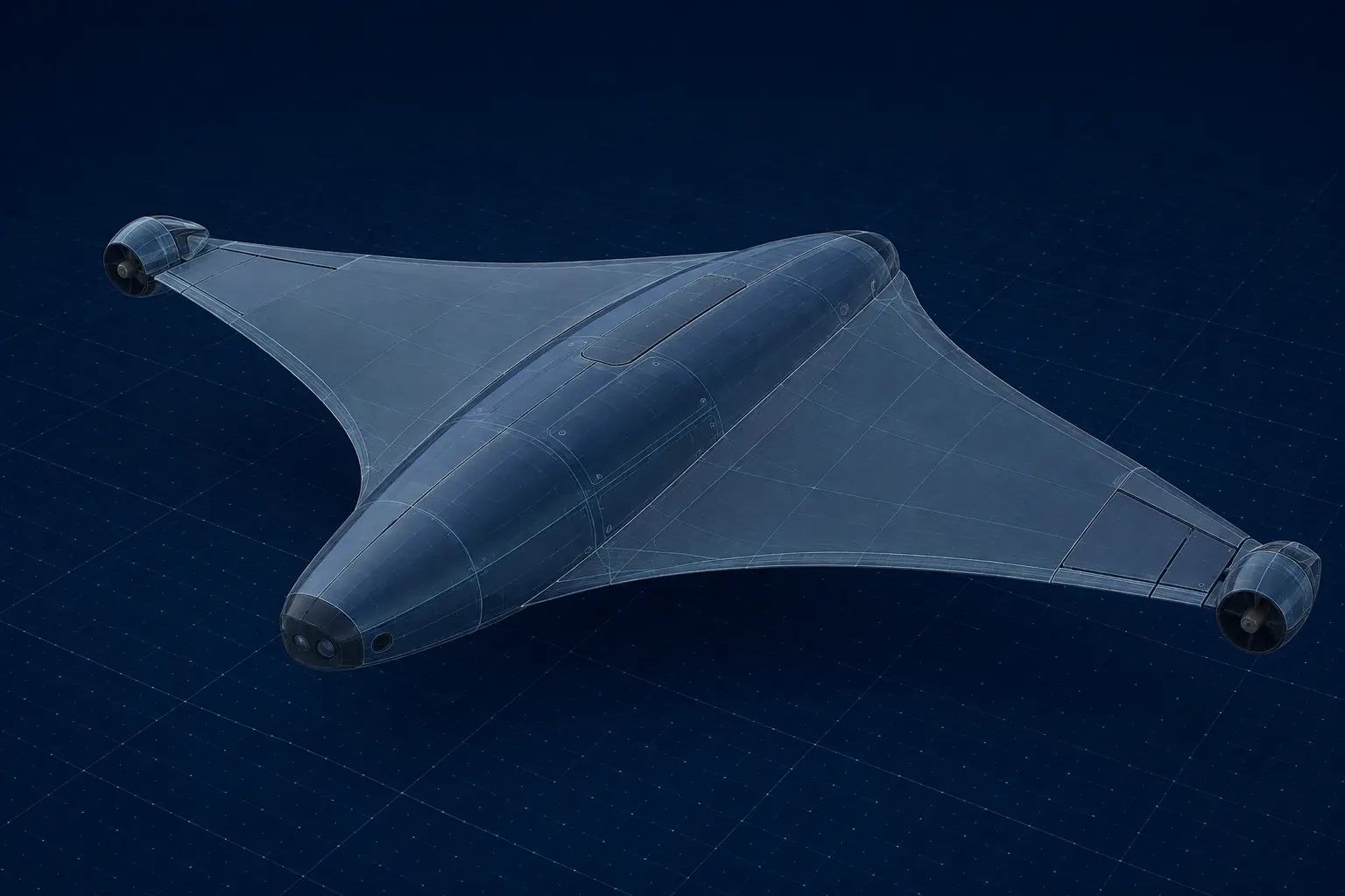 Manta indicative technical wireframe